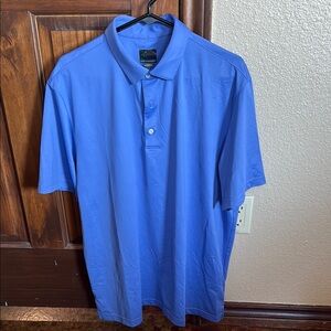 Greg Norman Blue Golf Polo Shirt